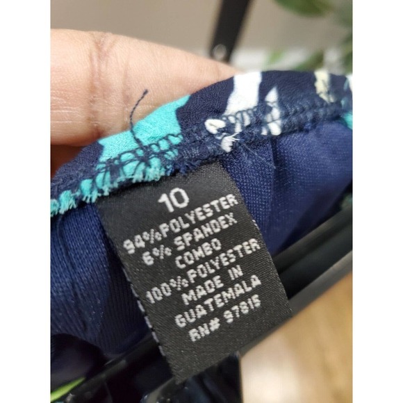 Ross Women Multicolor Polyester A-Line Pull On Casual Knee Length Skirt Size 10 - Picture 5 of 8